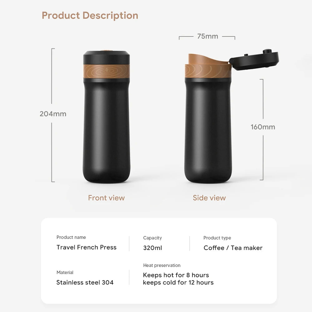 TRAVEL FRENCH PRESS