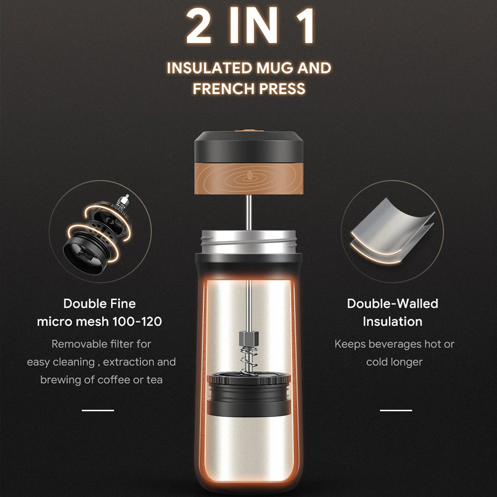 TRAVEL FRENCH PRESS