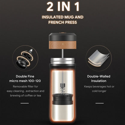TRAVEL FRENCH PRESS